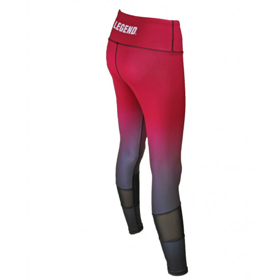 Sportlegging dames Legend Crimson rood - Maat: XS Sportlegging dames Legend Crimson rood - Maat: XS