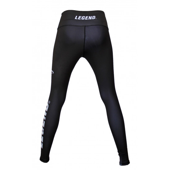 Sportlegging dames Legend Zwart/wit - Maat: L Sportlegging dames Legend Zwart/wit - Maat: L