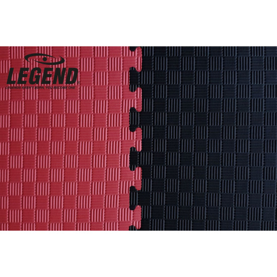 Legend Puzzelmat sport 2CM Zwart/Rood - Default Legend Puzzelmat sport 2CM Zwart/Rood - Default