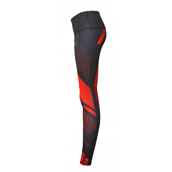 Sportlegging dames Legend Zwart/rood - Maat: XS Sportlegging dames Legend Zwart/rood - Maat: XS