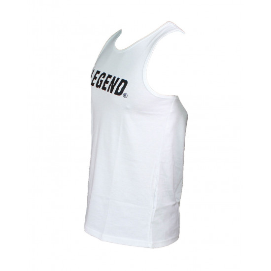 Tank Top heren wit Legend - Maat: XS Tank Top heren wit Legend - Maat: XS