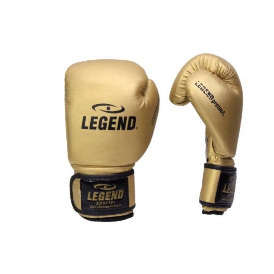Bokshandschoenen goud powerfit Protect - Maat: 12oz Bokshandschoenen goud powerfit Protect - Maat: 12oz