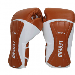 Bokshandschoenen leer Power Special Bruin - Maat: 16oz Bokshandschoenen leer Power Special Bruin - Maat: 16oz