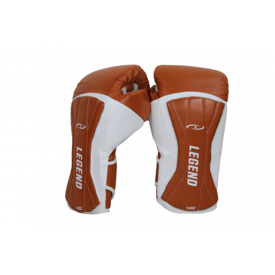 Bokshandschoenen leer Power Special Bruin - Maat: 8oz Bokshandschoenen leer Power Special Bruin - Maat: 8oz
