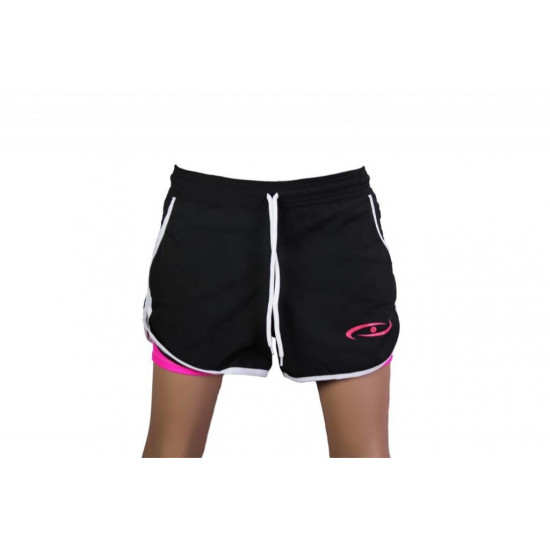 Sportbroekje dames 2 in 1 Roze Legend - Maat: S