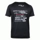 t-shirt zwart mesh Legend inspiration quote - Maat: XXXS