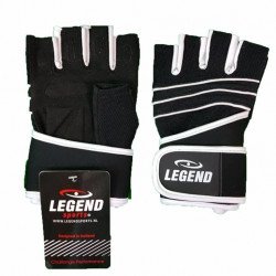 Fitness Handschoenen Legend Grip Zwart Fitness Handschoenen Legend Grip Zwart