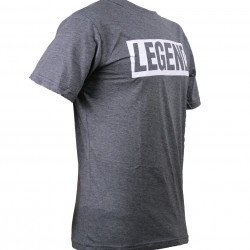 t-shirt army grijs Legend inspiration quote - Maat: 2XS t-shirt army grijs Legend inspiration quote - Maat: 2XS