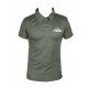 Polo Legend Slimfit army green - Maat: 3XS