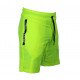 Korte broek/short Legend met rits vakken Neon Groen - Maat: 2XS