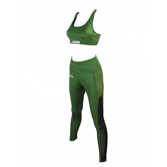 Sport BH DryFit Legend Army Green - Maat: XXS Sport BH DryFit Legend Army Green - Maat: XXS