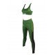 Sportlegging dames Legend Army Green - Maat: XS