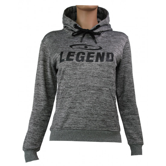 Hoodie dames/heren trendy Legend design Grijs - Maat: XXL Hoodie dames/heren trendy Legend design Grijs - Maat: XXL