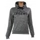 Hoodie dames/heren trendy Legend design Grijs - Maat: S