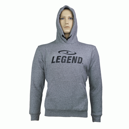 Hoodie Legend Fleece grijs - Maat: XS