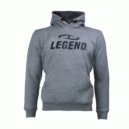 Hoodie Legend Fleece grijs - Maat: S Hoodie Legend Fleece grijs - Maat: S