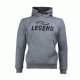 Hoodie Legend Fleece grijs - Maat: XXS