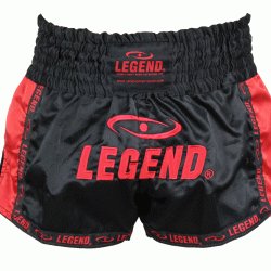 Kickboks broekje rood Legend Trendy - Maat: XS Kickboks broekje rood Legend Trendy - Maat: XS