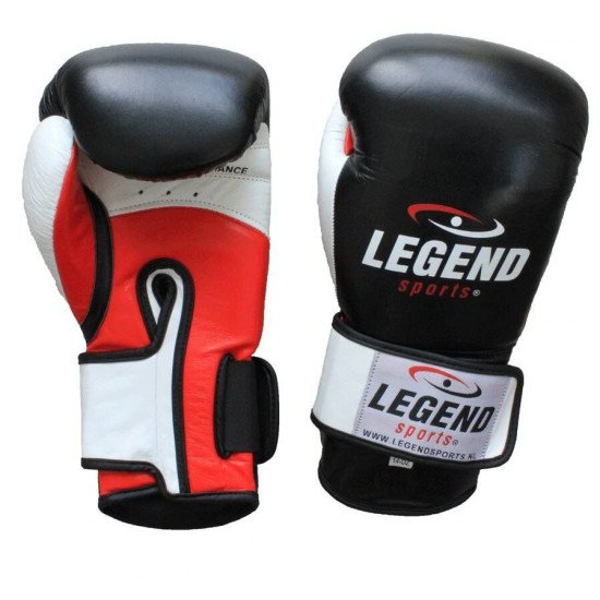 Leren Bokshandschoenen Legend Thai series Blauw - Maat: 16oz