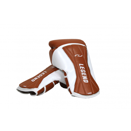 Bokshandschoenen leer Power Special Bruin - Maat: 8oz Bokshandschoenen leer Power Special Bruin - Maat: 8oz