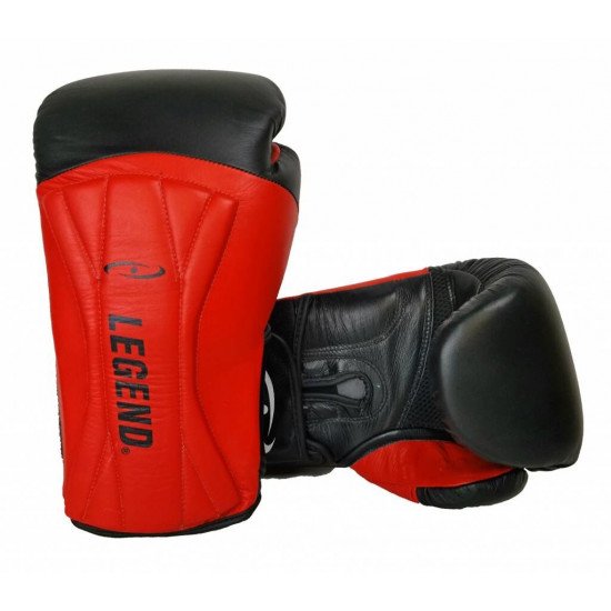 Bokshandschoenen leer Legend Power Special Rood - Maat: 14oz Bokshandschoenen leer Legend Power Special Rood - Maat: 14oz