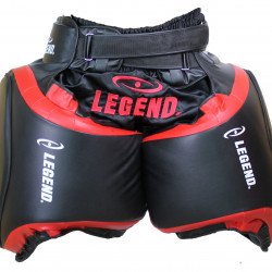 Leg Protector Black Red - Default Leg Protector Black Red - Default