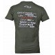 t-shirt army green Legend inspiration quote - Maat: M