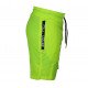 Korte broek/short Legend met rits vakken Neon Groen - Maat: 2XS