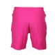 Korte broek/short Legend met rits vakken neon roze - Maat: 3XS