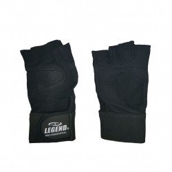 Fitness Handschoenen Legend Mesh zwart - Maat: L Fitness Handschoenen Legend Mesh zwart - Maat: L