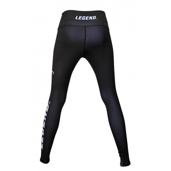 Sportlegging dames Legend Zwart/wit - Maat: XXS Sportlegging dames Legend Zwart/wit - Maat: XXS