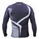 Sportshirt Legend DryFit Zwart/grijs lange mouwen Sublimation - Maat: L