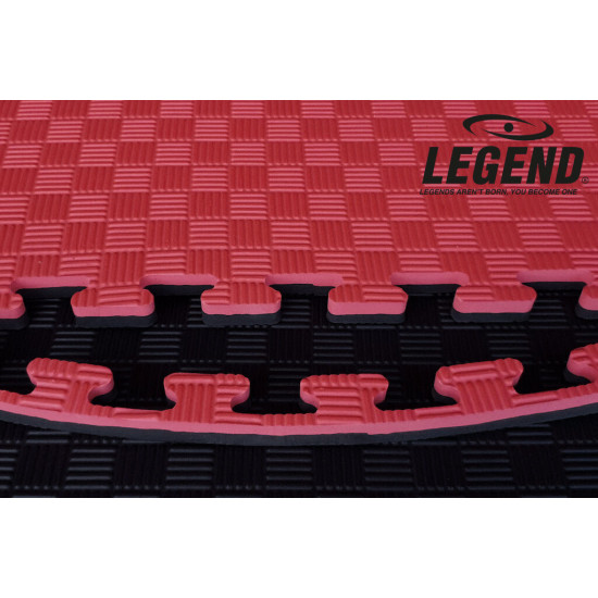 Legend Puzzelmat sport 2.5CM Zwart/Rood - Default