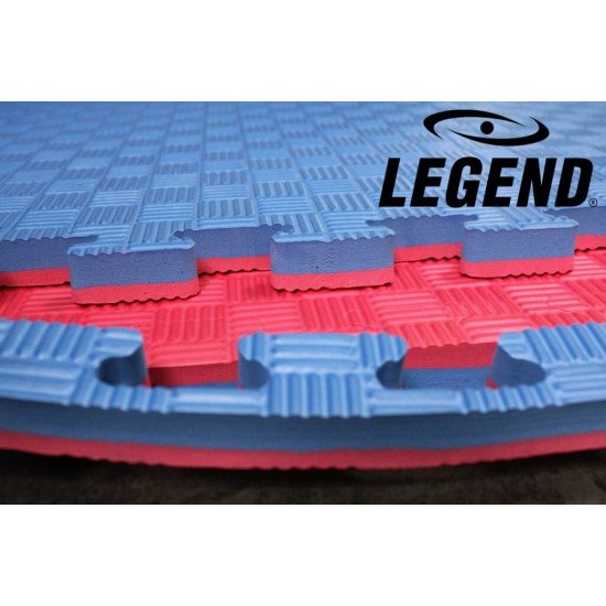 Legend Puzzelmat sport 2CM Blauw/Rood - Default