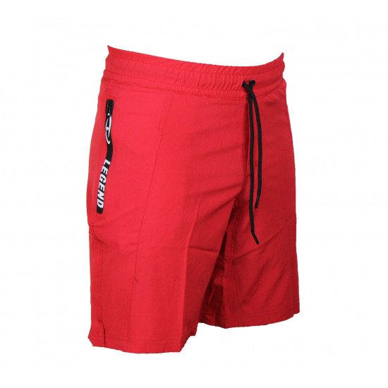 Korte broek/short Legend met rits vakken Rood - Maat: XS Korte broek/short Legend met rits vakken Rood - Maat: XS