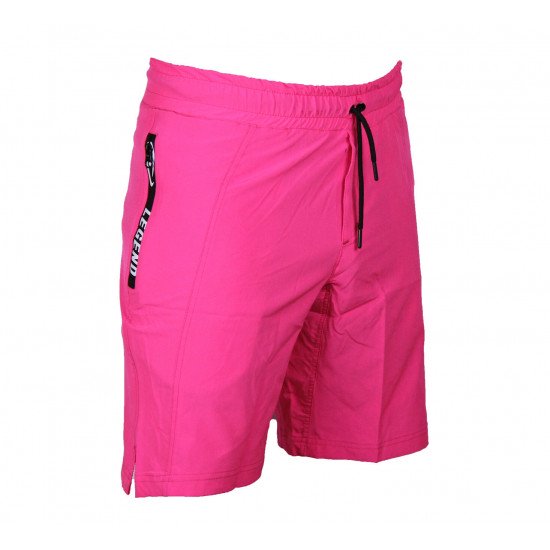 Korte broek/short Legend met rits vakken neon roze - Maat: L Korte broek/short Legend met rits vakken neon roze - Maat: L