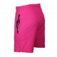 Korte broek/short Legend met rits vakken neon roze - Maat: 3XS