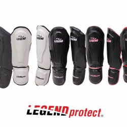 Scheenbeschermers Legend Best zwart - Maat: XS Scheenbeschermers Legend Best zwart - Maat: XS