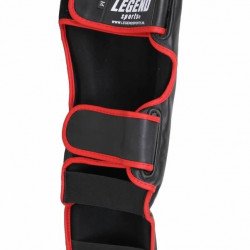 Scheenbeschermers Legend Best zwart/rood - Maat: XS Scheenbeschermers Legend Best zwart/rood - Maat: XS