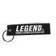 Sleutelhanger Legend Slogan - Zwart