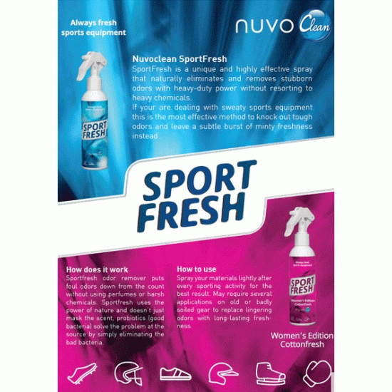 Nuvo Sport Fresh Spray 150ml - Default Nuvo Sport Fresh Spray 150ml - Default