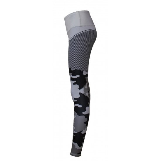 Sportlegging dames Legend Camo Grijs - Maat: XXXS Sportlegging dames Legend Camo Grijs - Maat: XXXS