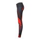 Sportlegging dames Legend Zwart/rood - Maat: S