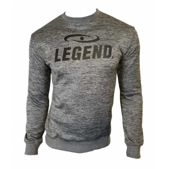 Trui/sweater dames/heren SlimFit Design Legend  Grijs - Maat: XXXS