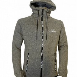 Vest trendy Legend design Fleece grijs - Maat: XL Vest trendy Legend design Fleece grijs - Maat: XL