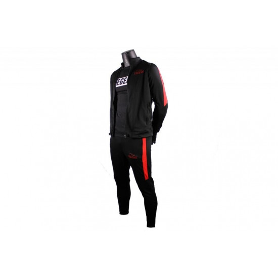 Trainingspak Legend DryFit zwart/Rood - Maat: 9-10 years