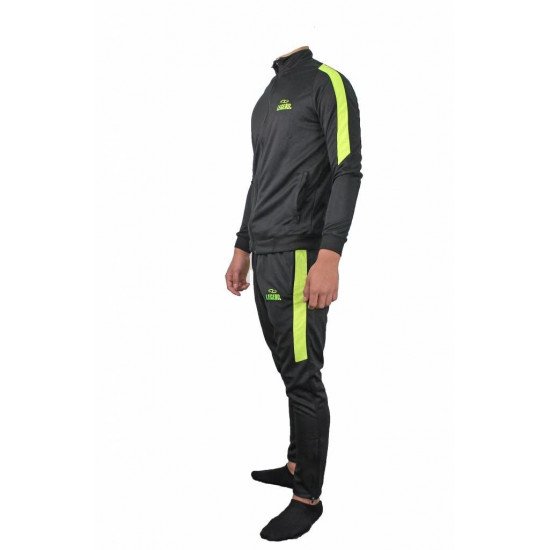 Trainingspak Legend DryFit zwart/Neon Geel - Maat: 3-4 years