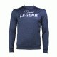 Trui/sweater dames/heren SlimFit Design Legend  Navy Blauw - Maat: M