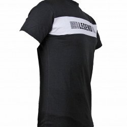 T-Shirt zwart Legends Aren't born, you become one - Maat: 2XS T-Shirt zwart Legends Aren't born, you become one - Maat: 2XS