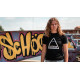 t-shirt zwart Legend triangle - Maat: L